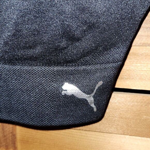 Puma Black Sports Bra Women's Size M Nylon Spandex - Picture 3 of 6